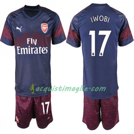 Divisa di Calcio Arsenal Alex Iwobi 17 Bambino Trasferta 2018/2019